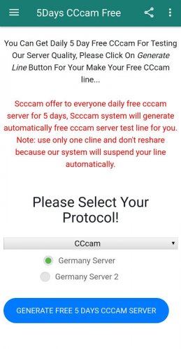 5 Days Free Cccam Free Cccam Server Generator 2 1 下载android Apk Aptoide