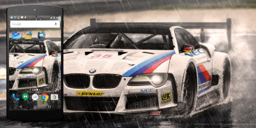 Racing Car Live Wallpaper screenshot 0