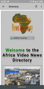Africa Video News Directory screenshot 2