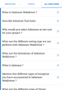 Selenium Interview / Tutorial screenshot 1