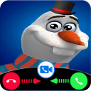 Video call chat snowman prank Icon