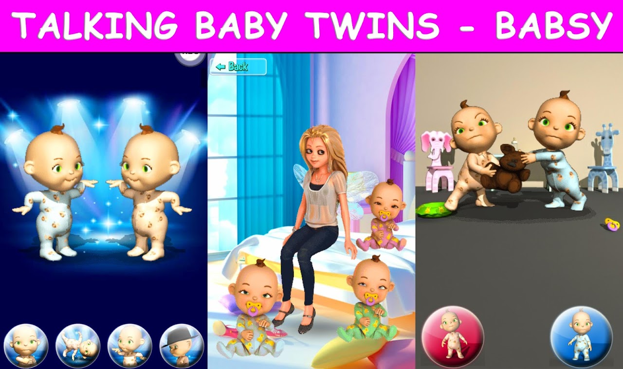 Говоря Twins Детское - Babsy - Загрузить APK для Android | Aptoide