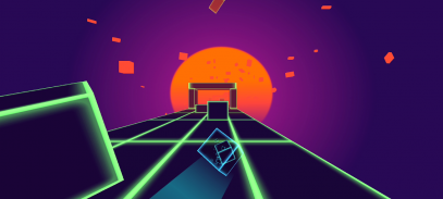 Sun Road: Synthwave Runner screenshot 1