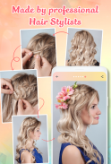 Hairstyles step by step screenshot 3