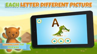 Learning alphabet for kids ABC screenshot 9