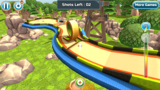 Minigolf 3D bosque animado screenshot 2