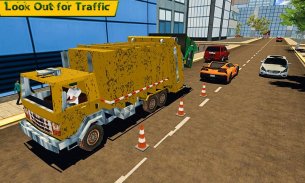 Garbage Truck Simulator 2018 City Cleaner Service screenshot 3