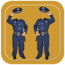 Kids Police Photo Suit Icon
