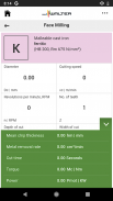 Walter Machining Calculator screenshot 1