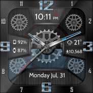 Wooden Gears HD Watch Face screenshot 9