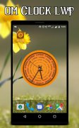 OM Clock live wallpaper screenshot 1