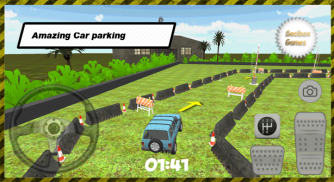 3 डी जीप कार पार्किंग screenshot 0