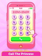 Pink Princess Baby Phone screenshot 6