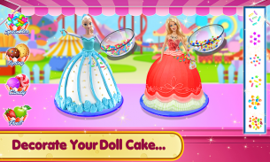 Doll Ice Cream Cake Baking screenshot 6