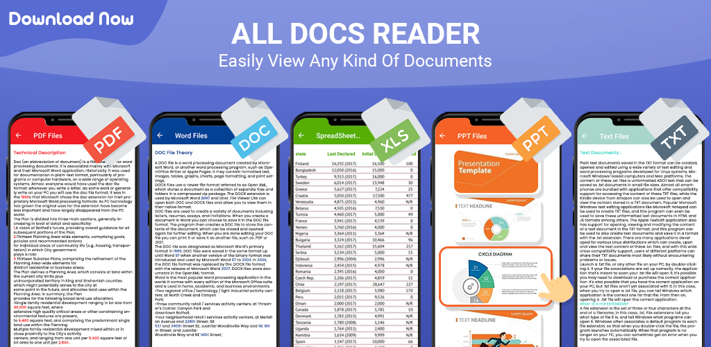 Doc reader. Document Reader. All documents Reader on PC.