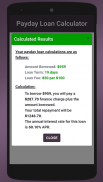 Payday Loan APR Calculator screenshot 0