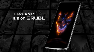 GRUBL™ 4D Live Wallpapers + AI screenshot 1