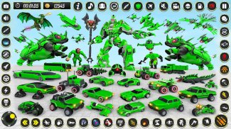 Rhino Robot Car transforming games – City battle screenshot 0