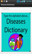 Disease dictionary screenshot 0