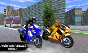 Police Bike - Gangster Chase screenshot 6