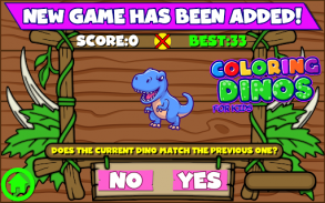 Dinosaurierspiel zum Ausmalen screenshot 0