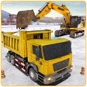 Snow Heavy Excavator Machine Simulator Icon