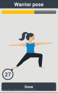 Yoga-Übungen - 7 Minuten screenshot 1