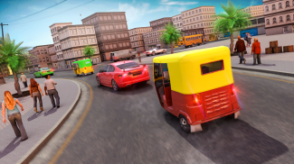 Auto Tuk Tuk Rickshaw Driving screenshot 1