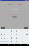 Signed Numbers Practice screenshot 1