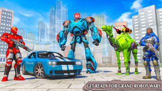 Police Robot Car Robot Game screenshot 1