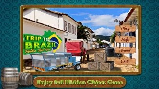 Free Hidden Object Games Free New Trip to Brazil screenshot 1