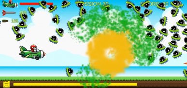 Airplane vs UFO: 2D game screenshot 0