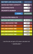 DC Battery Life Calc Free screenshot 0