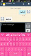 الحب الوردي GO لوحة المفاتيح screenshot 4