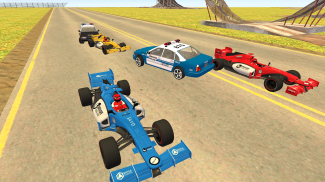 Fórmula de carreras de coches-juegos de policía screenshot 6