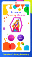 Princess Painting Games screenshot 5