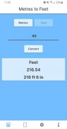 Feet Metres Converter screenshot 1