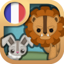 Le lapin et le lion - Les fables de la forêt