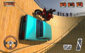 Well of death car bike stunt rider 3D screenshot 2