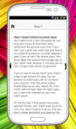 HOW TO IMPROVE CREDIT SCORE screenshot 3