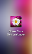 Flower Clock live wallpaper screenshot 4