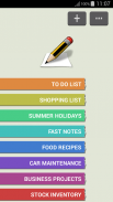 Lists and Notes screenshot 9