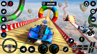 Police Car Mega Ramp Car Stunt screenshot 3