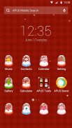 Merry Christmas Cute Snowman -- APUS theme screenshot 0