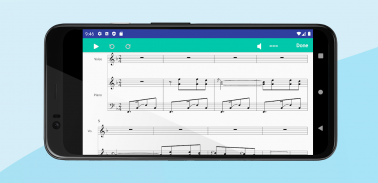 Score Creator: 音乐记谱法, 音乐制作, 谱曲, 创造音乐, 乐谱, 音乐符号 screenshot 0