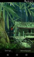 3D Bamboo House Live Wallpaper screenshot 3