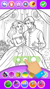 Glitter Wedding Coloring Pages screenshot 6