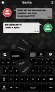 Black Keyboard theme screenshot 2