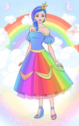 Princess Dress Up & Coloring screenshot 10