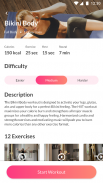 WeBurn: Women Home Workouts, Fitness Plan & Coach screenshot 3